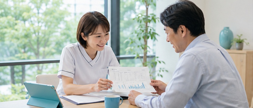 保健師による健診後フォロー面談